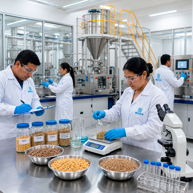 Control de calidad e investigación en Bedoce Perú